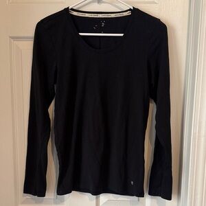 Lucky Brand Black Long Sleeve Tee